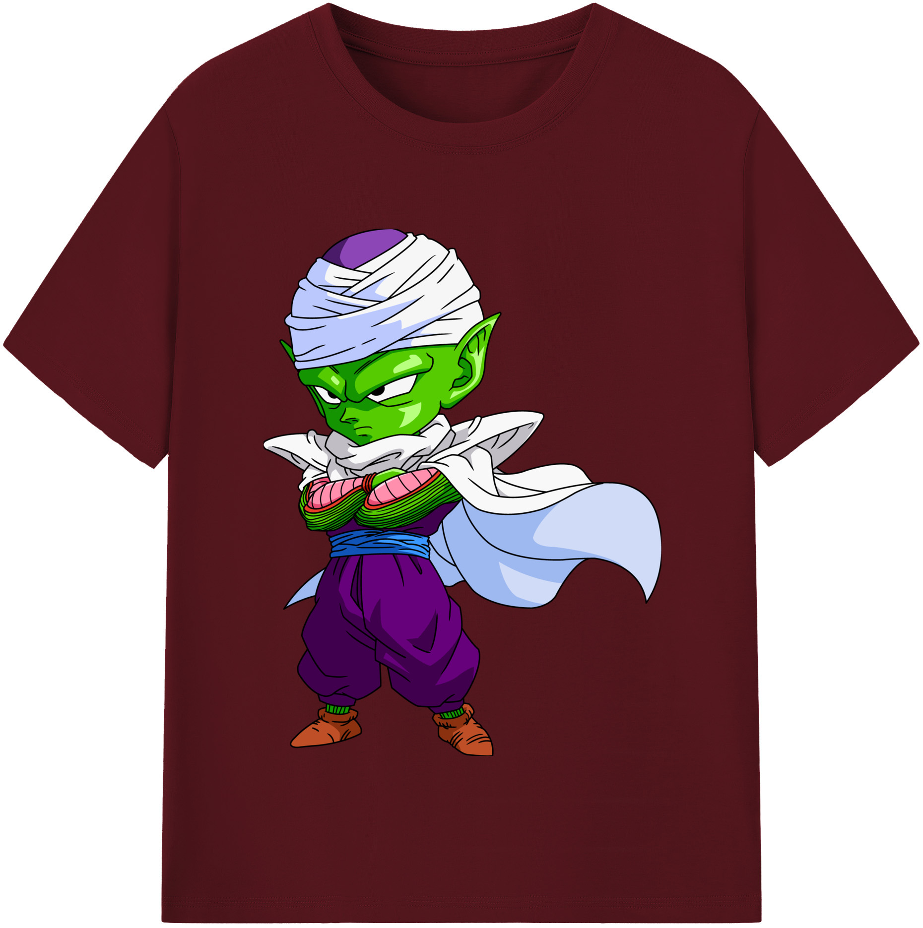 （画像用） ドラゴンボール ピッコロ DRAGON BALL Piccolo 綿100％半袖Tシャツ（フロントプリント）